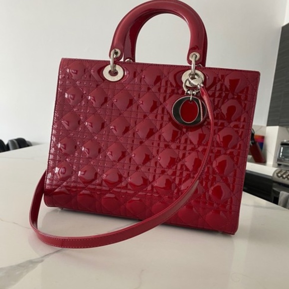 Dior Handbags - Christian Dior Lady Dior Large